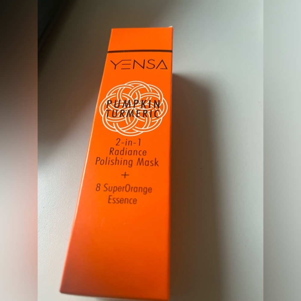 Yensa pumpkin turmeric 8 super orange essence cleanser and mask new in …